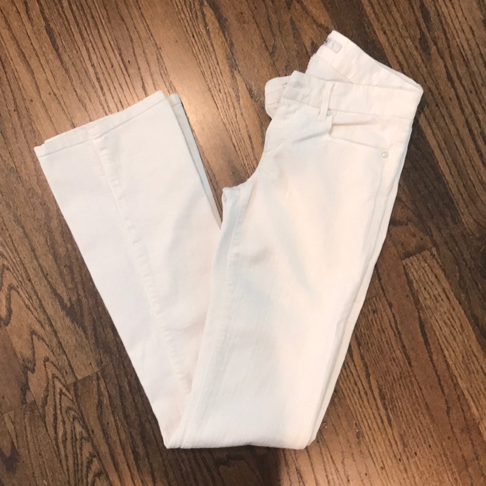 Joe’s Jeans white flare denim